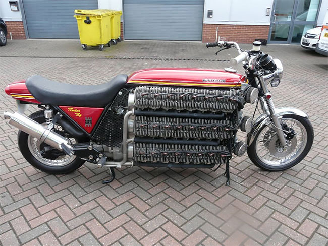 This 48 Cylinder Motorcycle Is One Of The Craziest Things Youll Ever See Design You Trust