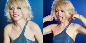 Beautiful Photos of Debbie Harry in Blue Dress, 1979