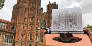 This Artist Draws Using Only Letters and Numbers on Old Typewriters