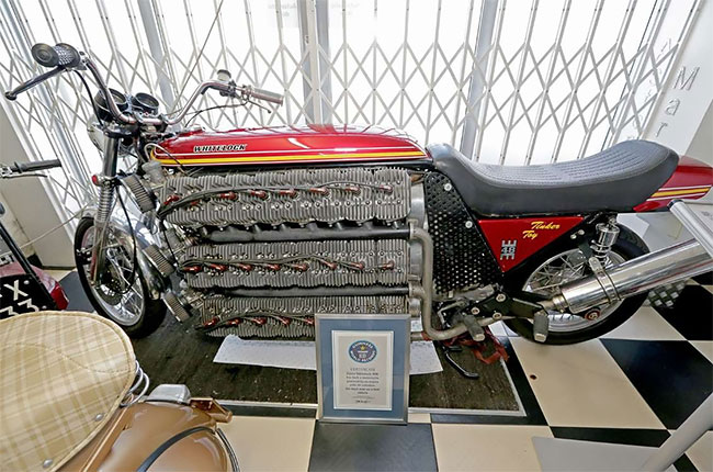 This 48 Cylinder Motorcycle Is One Of The Craziest Things Youll Ever See Design You Trust