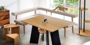 This Cat Table Gives Your Feline a Seat in the Table