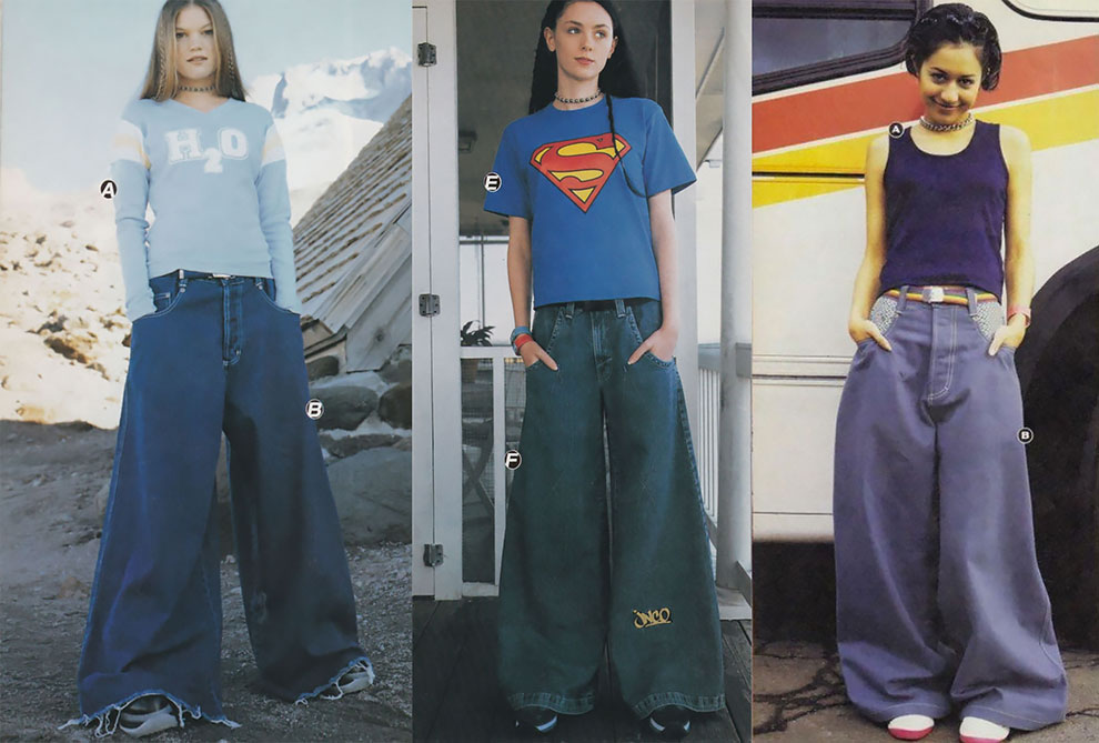 Wide Leg Jeans The Weird Fashion Style Of The 1990s Design You Trust