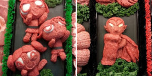 Absolutely Superb Ground Meat Sculptures by Kieran Gormley