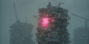 Our Dystopian Future in Dark Cyberpunk Artworks of Nagafujiriku