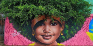 Brzilian Street Artist Goes Viral After Using Trees As ‘Hair’ For His Women’s Portraits