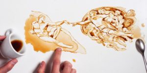 Italian Artist Giulia Bernardelli Turns Spilled Coffee Into Art
