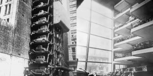 Vintage Photographs of Early Colossal Vertical Parking Garages, 1920-1960