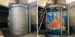 French Street Artist Paints 3D Creature Graffiti And It’s Not For The Faint Of Heart