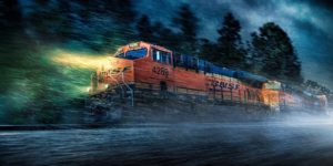 Photographer Blair Bunting Powerfully Captures Awe-Inspiring Shots of Trains in Motion