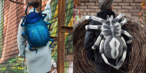This Artist Creates Beautifully Bizarre Backpacks That Look Like Octopus, Spiders, And Beetles