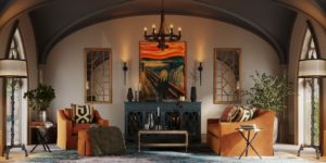 Artist Imagines How History’s Most Famous Painters Might Decorate Their Homes Based On The Color Pallettes Of Their Paintings