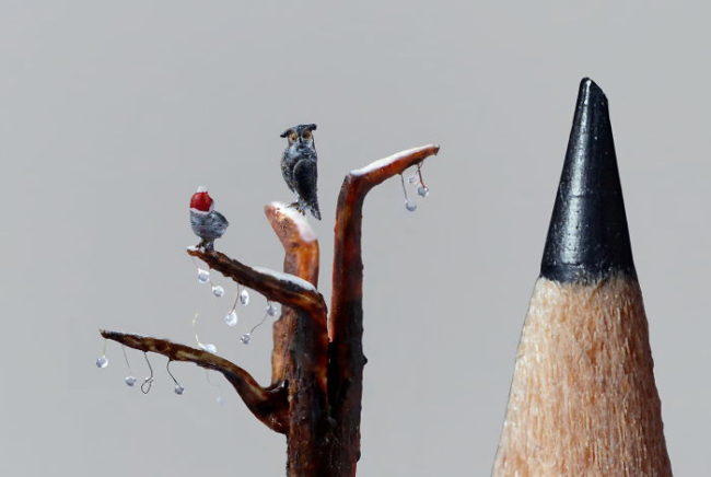 I Carve Realistic Birds Smaller Than Pencil Leads 5bf6da039e448 700