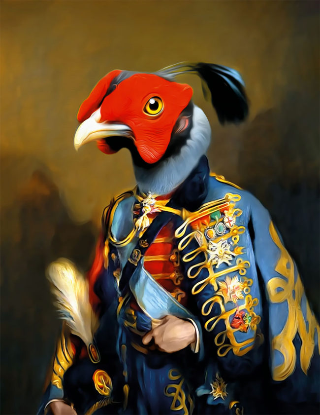 Animal Portraits In The Style Of Old Masters By Tein Lucasson » Design 