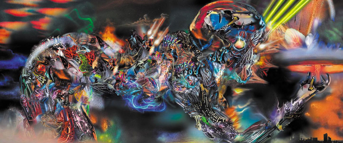 The Superb Dystopian Collages by Sam Lubicz - Vimarsana News