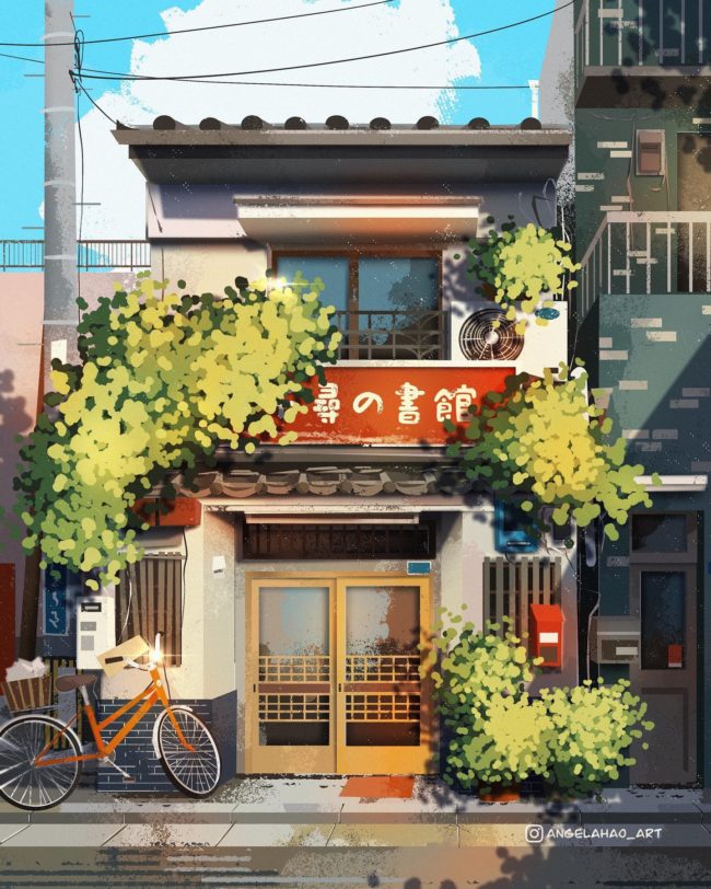 Artist Creates Colorful Illustrations Of Inviting And Cozy Japanese ...