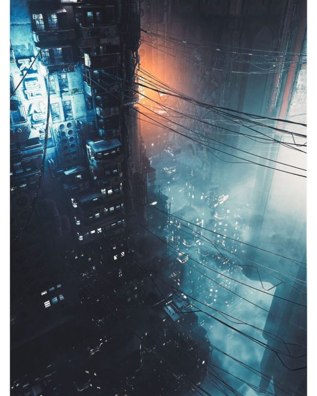 The Bridges Of Hyperion: The Superb Cyberpunk And Sci-fi Art Works Of 