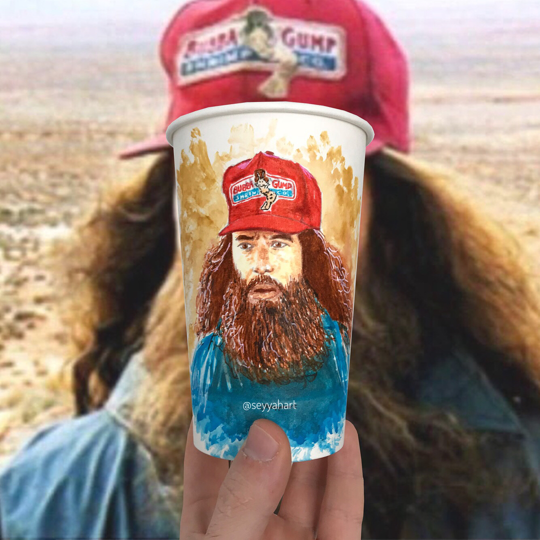 Artist Travels The World And Uses Paper Cups As His Canvas To Reflect ...