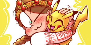 This Japanese Artist Perfectly Draws Traditional Slavic Characters with Manga Twist