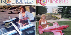 Portraits of Lovely Ladies Featured on the Covers of Radio Control Modeler Magazines From the 1970s and 1980s