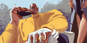 Tarantino Films and Acid Jazz: Illustrations by Alexey Bazunov
