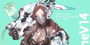 Taiwanese Artist Ren Wei Pan Draws Superb Cyber and Gundam Cuties