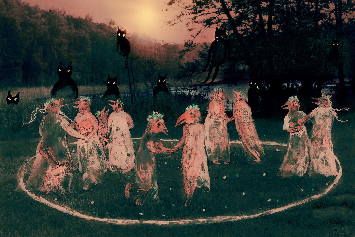 Anxiety, Poetry, Death: Gloomy Paintings by Julia Soboleva - Vimarsana News