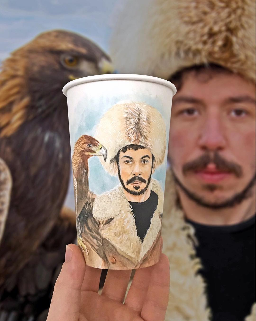 Artist Travels The World And Uses Paper Cups As His Canvas To Reflect ...
