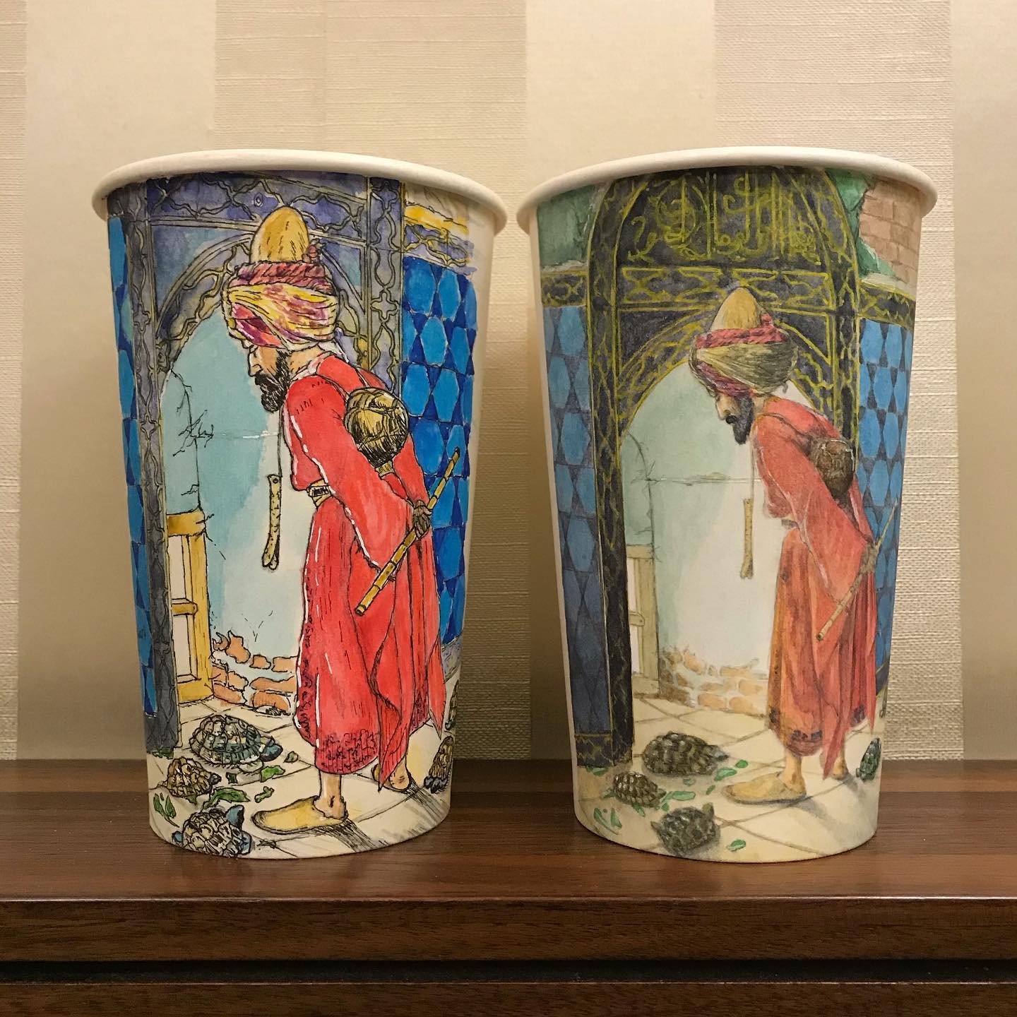 Artist Travels The World And Uses Paper Cups As His Canvas To Reflect ...