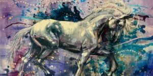 Emerging Artist Chases Her Dreams By Painting Wild Scenes Of Horses