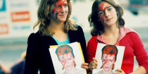 Bowie Fans Outside a David Bowie Concert, Including a Young Sid Vicious, at Earls Court, London, 1973