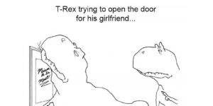 T-Rex Trying To Do Things: Heartbreaking Book Series by Hugh Murphy