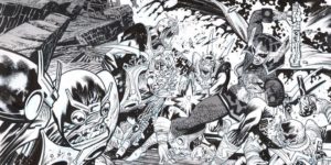 Hellboy, Evangelion, and Eight-Legged Mickey Mouse Mutant: Comic Art by James Harren