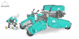 Combat Mechs of The Future (and Some Robot Trashmen): Art by Sheng Lam