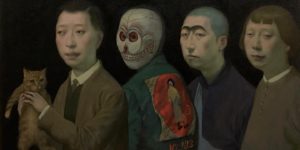 The Amusing Melancholy of Crooked Faces: Paintings by Jeffrey Chong Wang