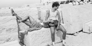 Chilling Photographs of Summer Tourists on the Acropolis in Athens in the Early 1980s