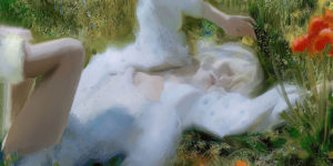 Gentle Paintings of Girls by Huaishen J