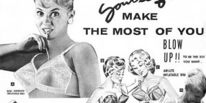 “Blow Up to Be the Size You Want!” – Vintage Inflatable Bra Ads From the 1950s and 1960s