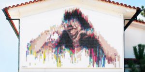 Metamorphosis: The Superb Embroidery Street Art by Aheneah