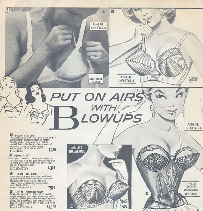 1950 women's Hollywood Maxwell V-ette 50 Whirlpool bra vintage ad