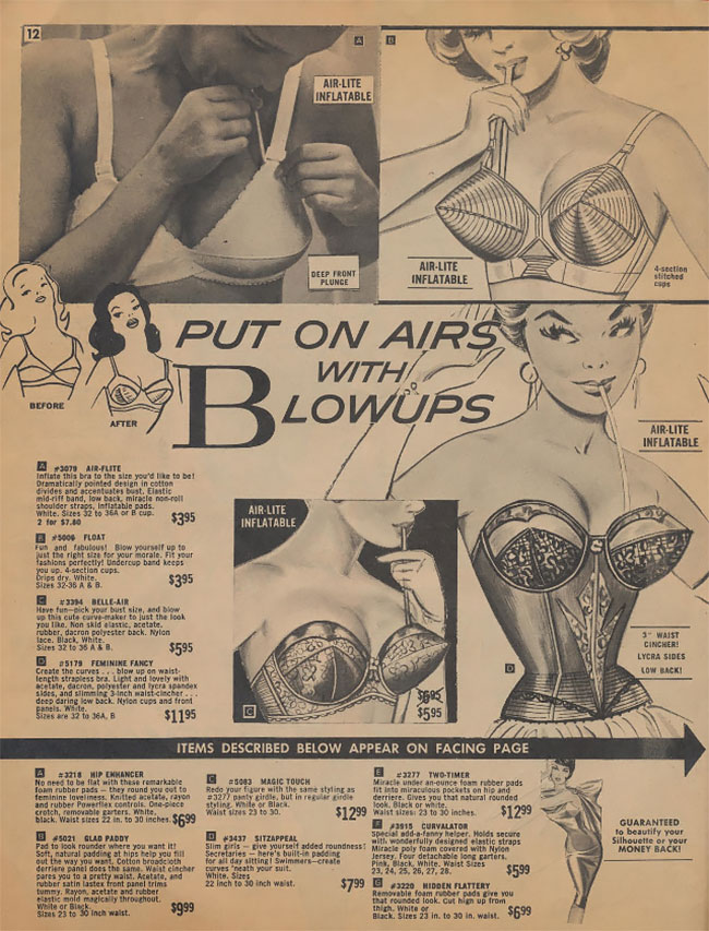 Blow Up to Be the Size You Want!” – Vintage Inflatable Bra Ads From the  1950s and 1960s » Design You Trust