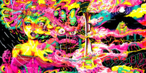 The Brutal Bad-Trips in Psychedelic Paintings of Jared Africa