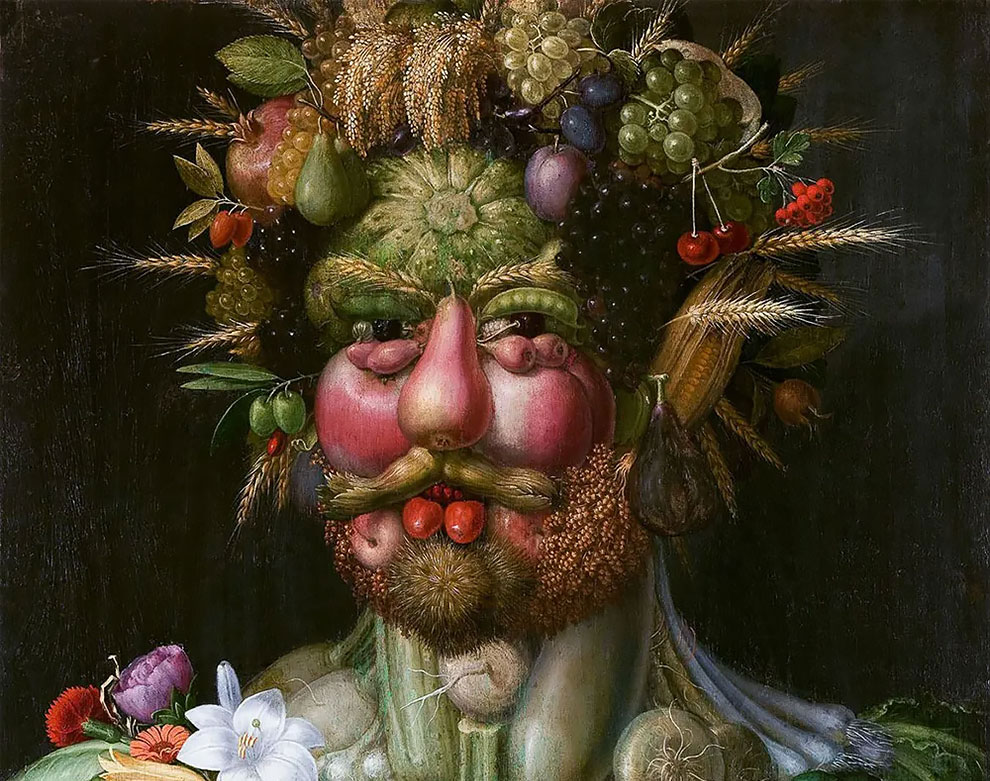 The Fascinating Giuseppe Arcimboldo's Portraits Made out Of Fruits, Vegetables and Fish, 1563-1591 - Vimarsana News