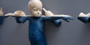Italian Artist Creates Dreamlike Figurative Wood Sculptures