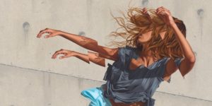 Artist Creates Figurative Paintings With Peeling And Cracking Effects