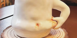 This Handmade Belly Fat Coffee Mug