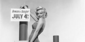 Marilyn Monroe Wishing You All a Happy Fourth of July