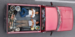 Photographer Takes Aerial Photos Of Daily Commuters Around Mexico In His Series “Carpoolers”
