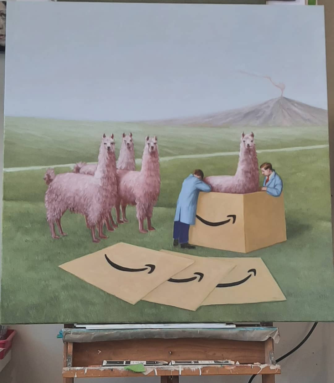 Canadian Artist Creates Humorous And Satirical Oil Paintings » Design ...