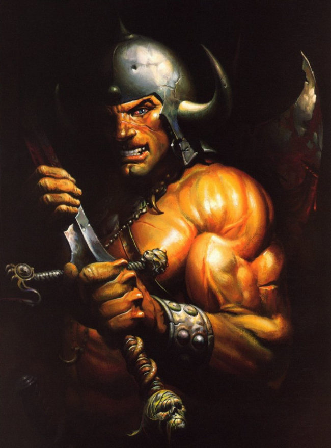 Bronze Muscles and Monsters of the Black Sun: Fantasy Illustrations by ...