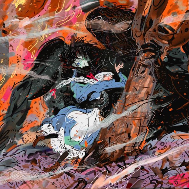 If Miyazaki Depicted War in Ukraine: Illustrations of Yulia Tveritina ...